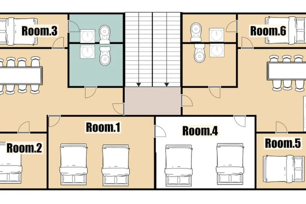 Apartment 3-Gu&Anne House Hongdae 6Room & 4Bath House Seoul South Korea